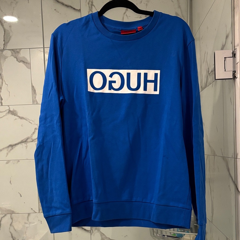 HUGO Vibrant Blue Crewneck Sweatshirt